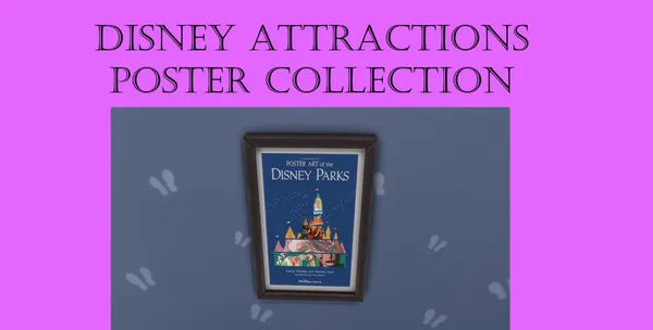 Disney Attractions Poster Collection
